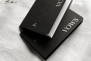 Black & White Vow Book set